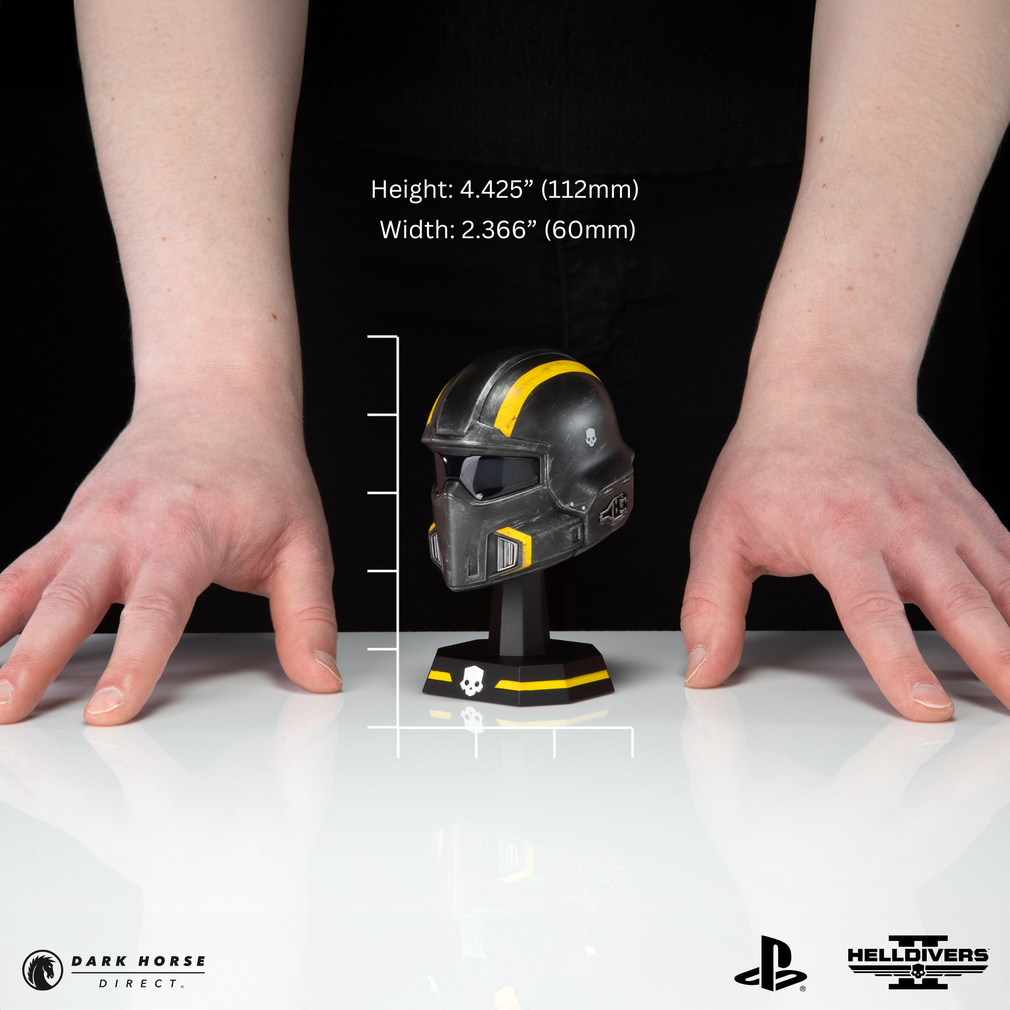 Helldivers 2: B-01 Tactical Helmet 1:4 Scale Replica – Dark Horse